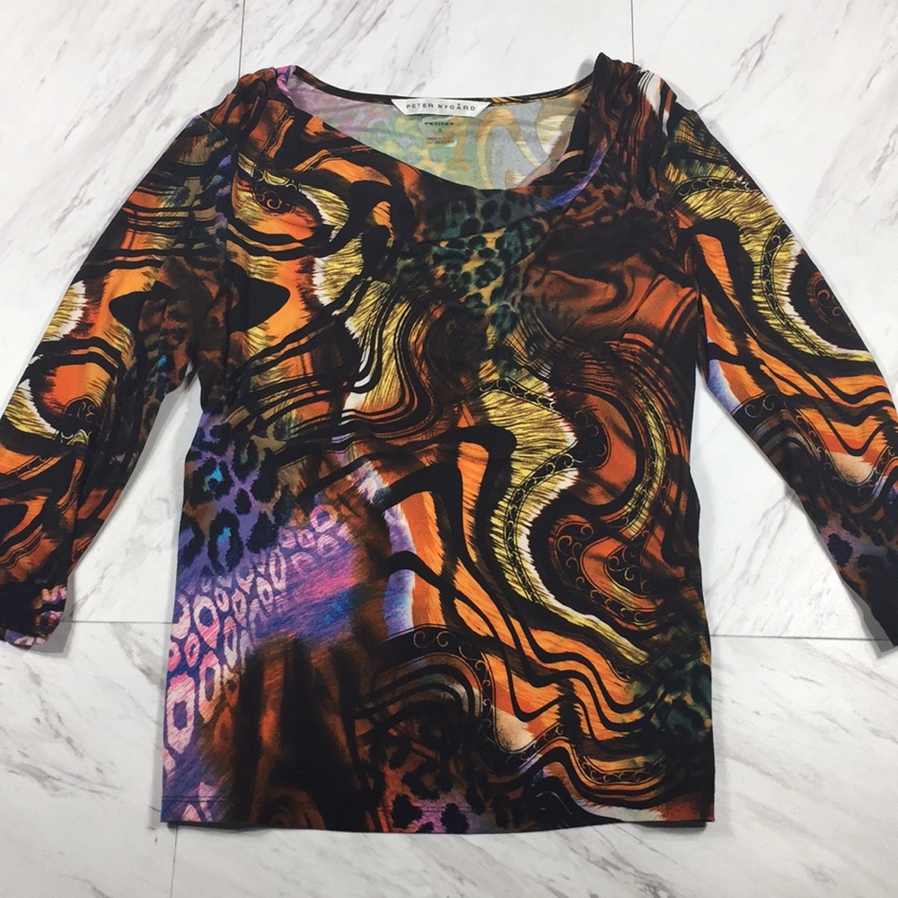 ⭐️ S PETER NYGARD BOHO PRINT BLOUSE